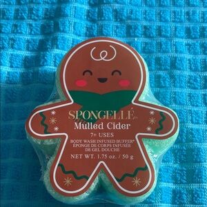 Spongelle Green Gingerbread Body Wash Infused Buffer